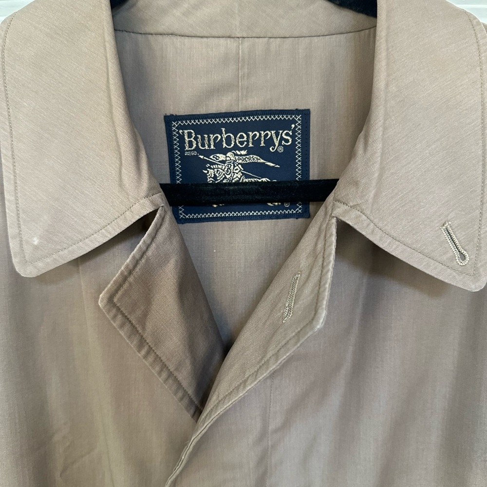 Burberry Tan Trench Coat